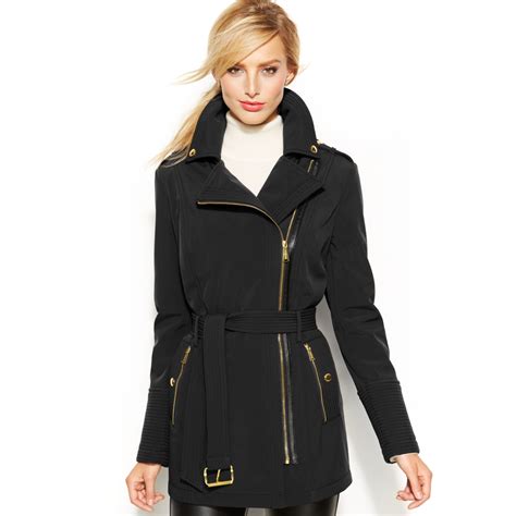 michael kors black coat|Michael Kors coats women outlet.